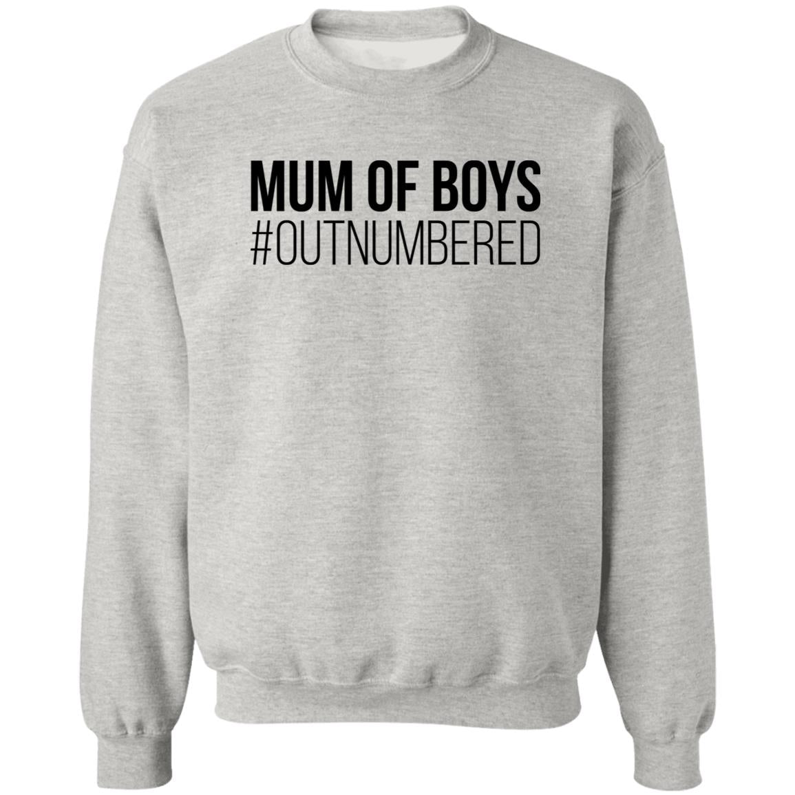 Mum Of Boys #Outnumbered Shirt
