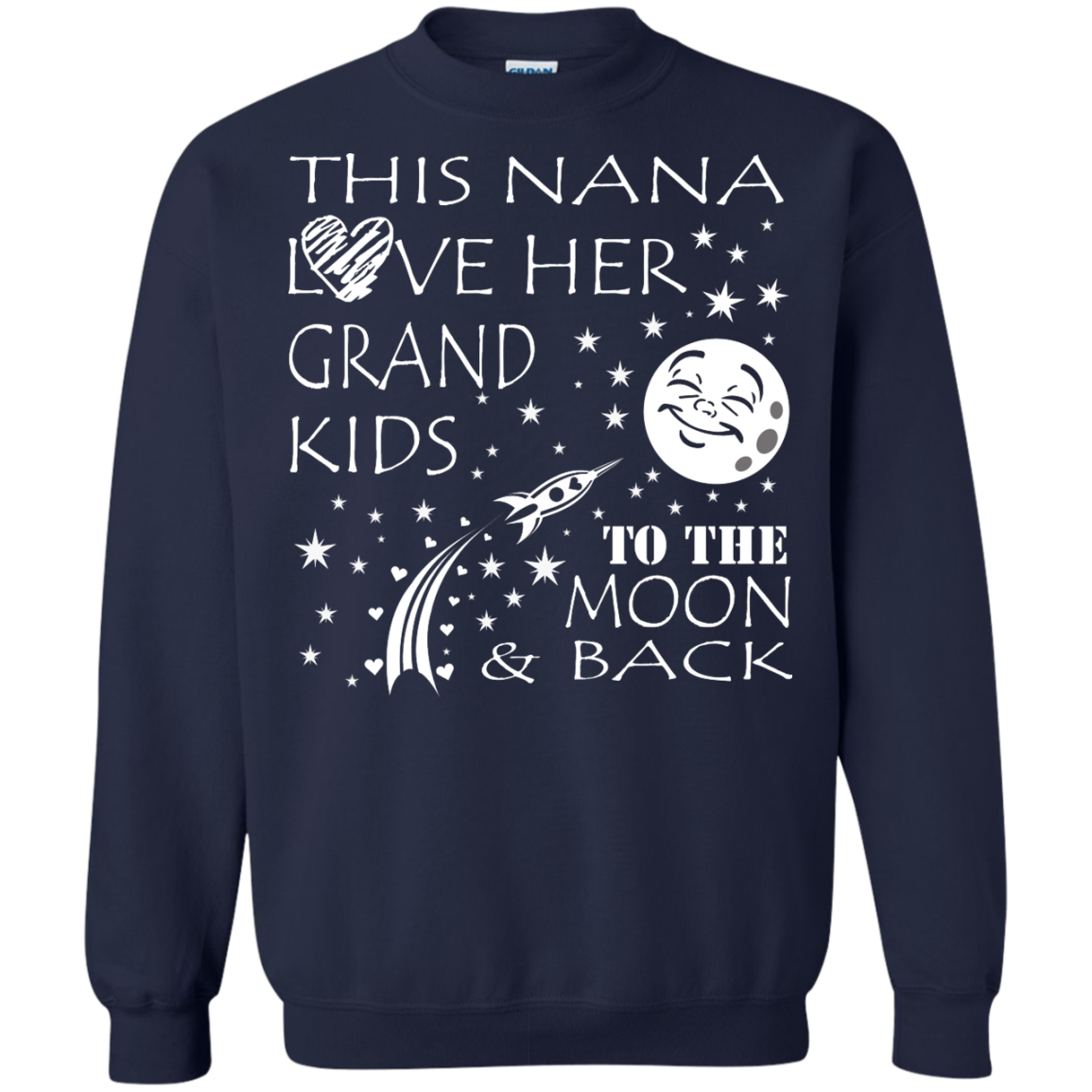 This Nana Love Her Grand Kids To The Moon & Back Shirt, Hoodie, Tank - TeeDragons