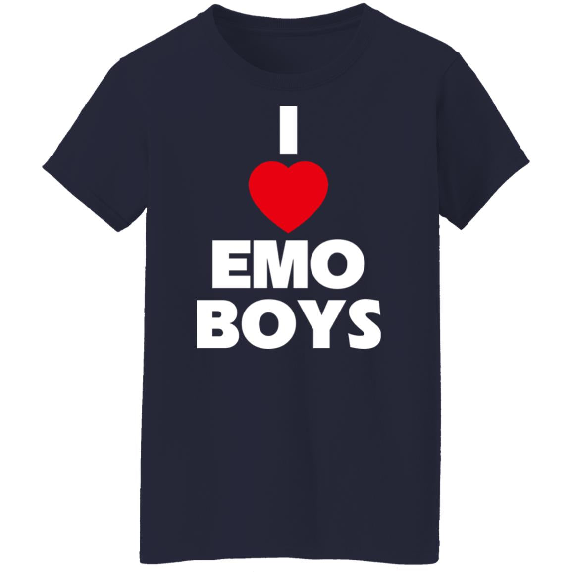 I Love Emo Boys Shirt