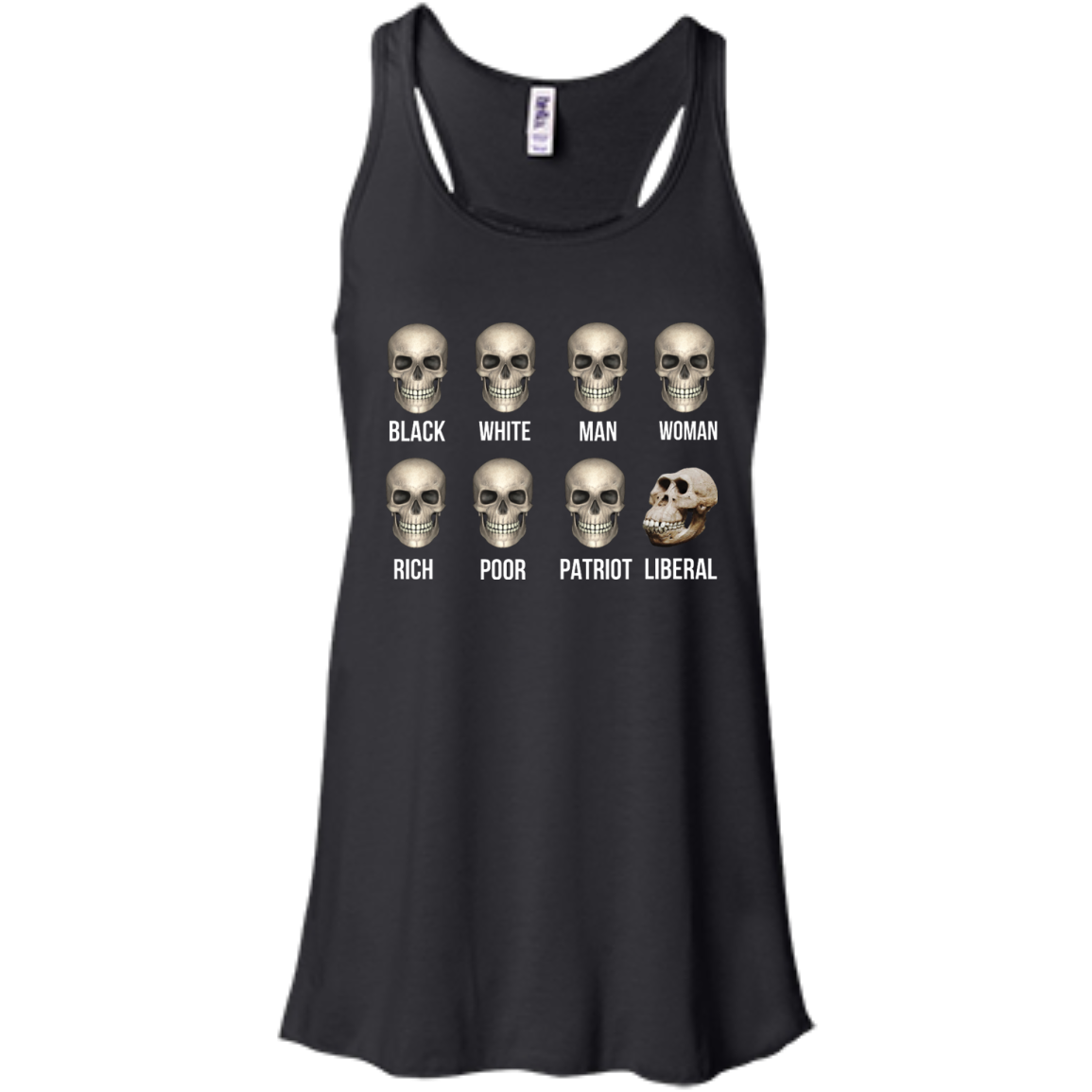 Skulls of Modern America -  All people was created equal except Liberal skull shirt - TeeDragons