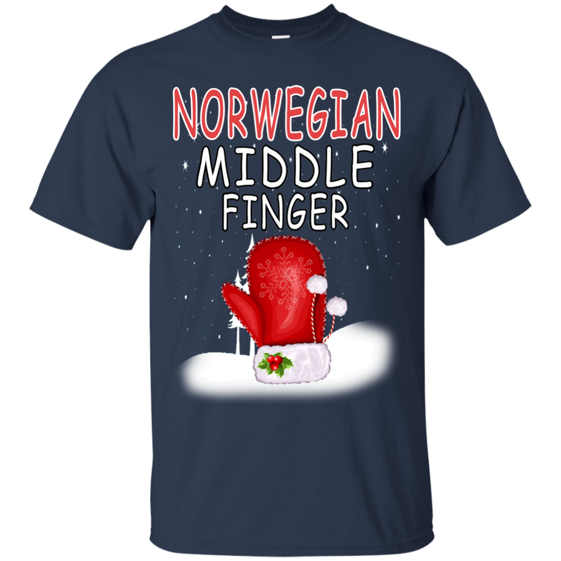 Christmas Norwegian Middle Finger Shirt, Sweatshirt - TeeDragons