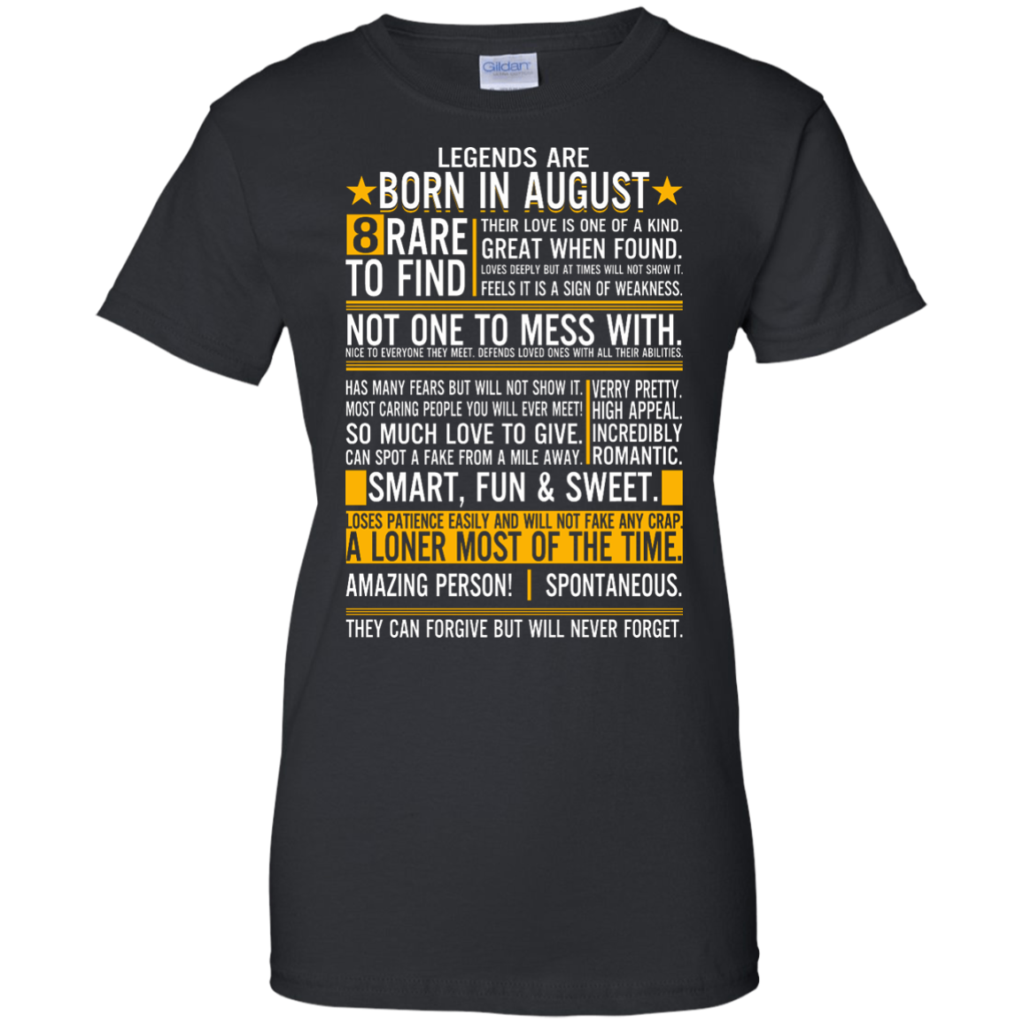 Legends Are Born In August - 8 Rare To Find Shirt, Hoodie, Tank - TeeDragons