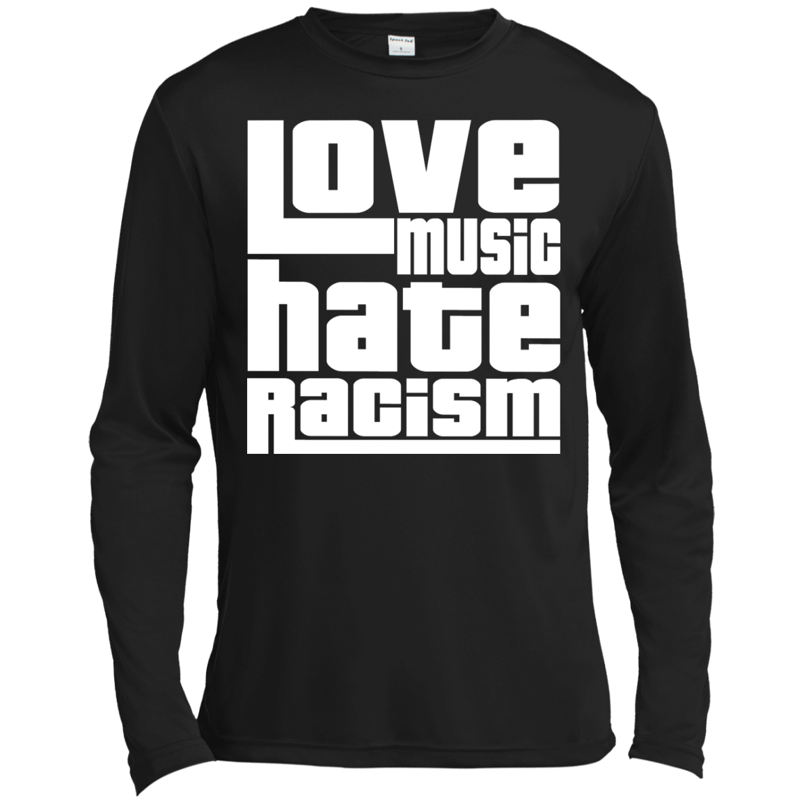 Love Music Hate Racism Shirt, Hoodie, Tank - TeeDragons
