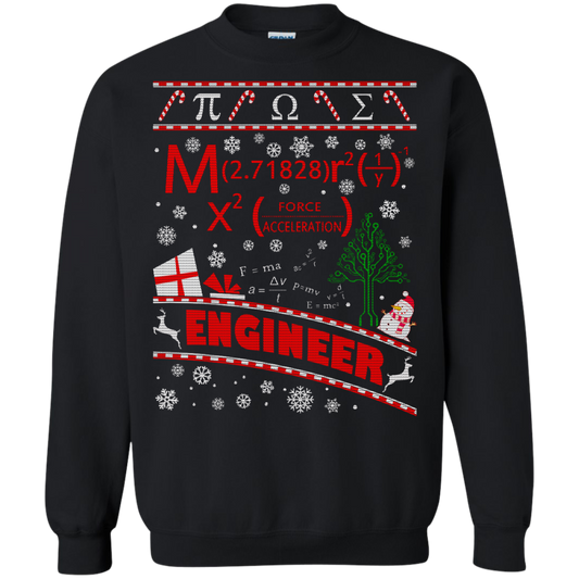 Engineering Ugly Christmas Sweatshirt, Hoodie - TeeDragons