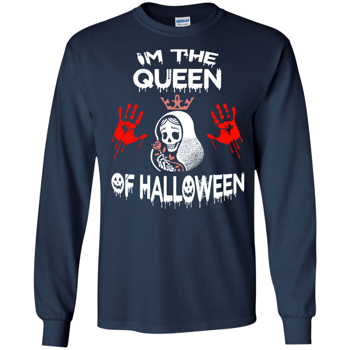 Im The Queen Of Halloween Shirt, Hoodie, Tank - TeeDragons