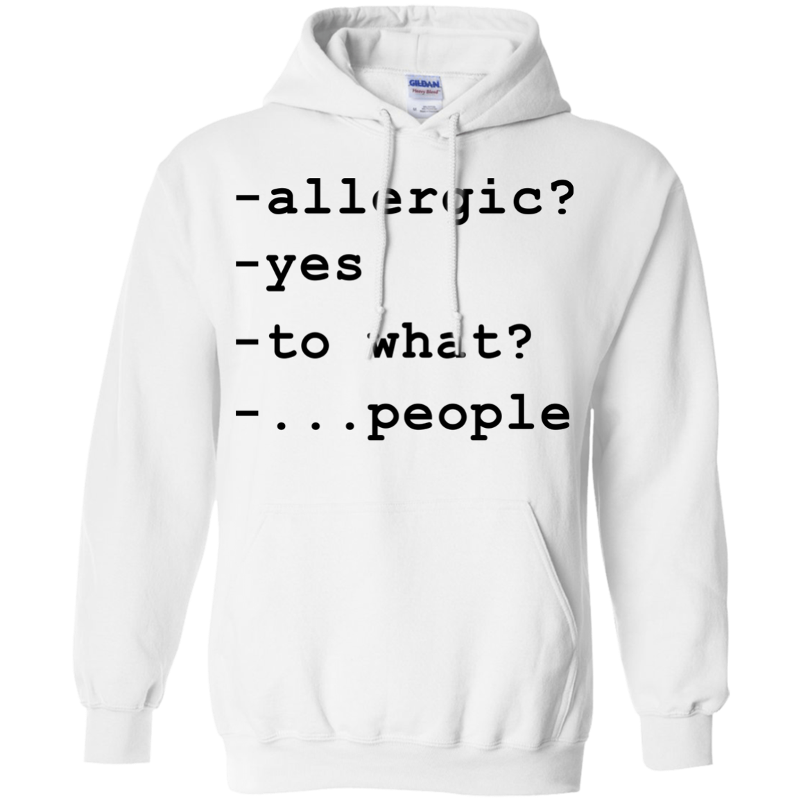 Allergic Shirt, Hoodie, Tank - TeeDragons