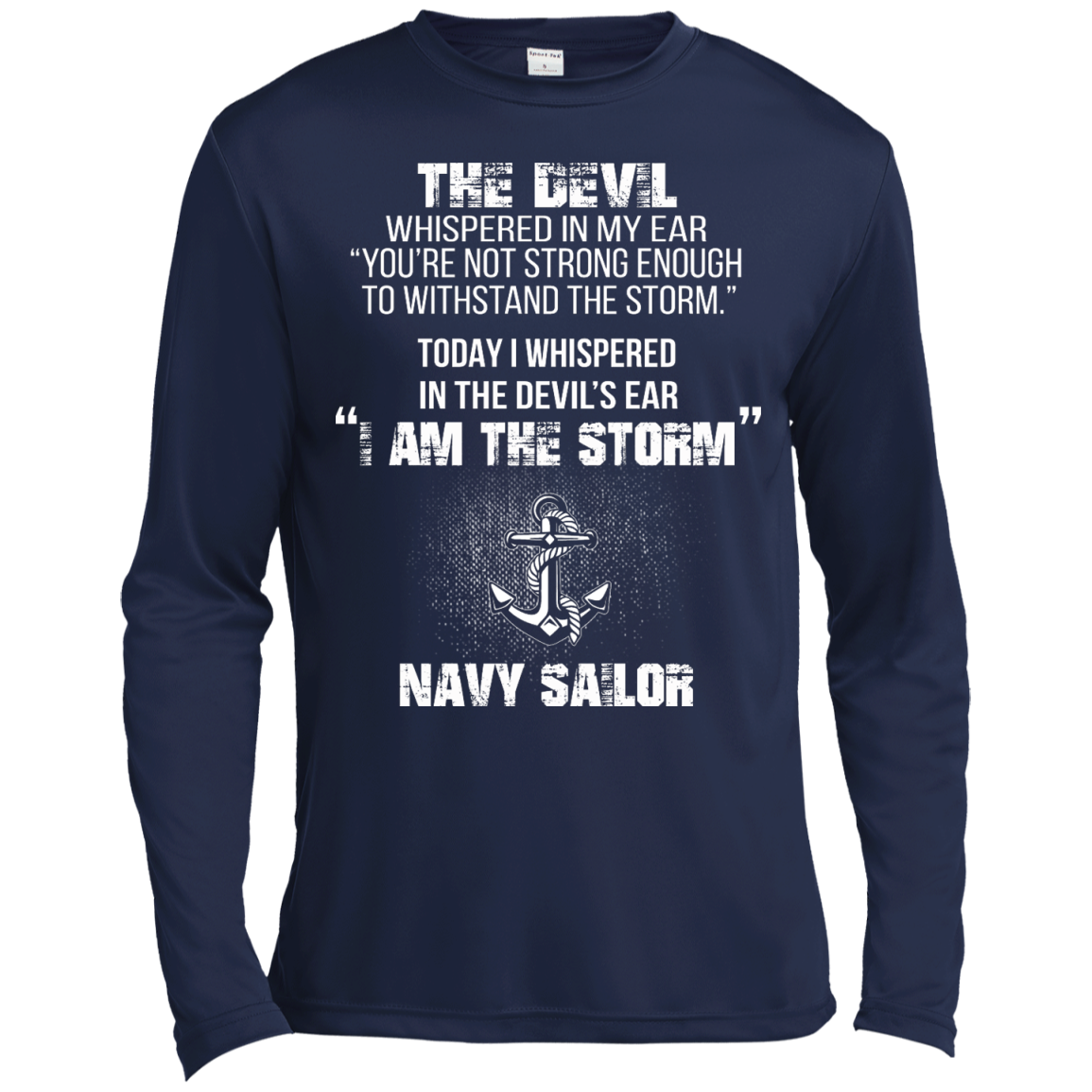 I Am The Storm - Navy Sailor Shirt, Hoodie, Tank - TeeDragons