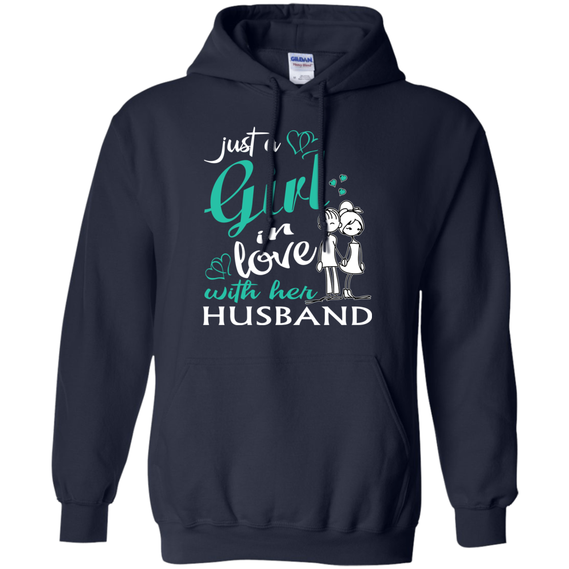 Just A Girl In Love With Her Husband Shirt, Hoodie, Tank - TeeDragons