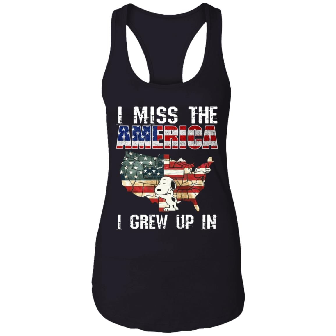 Snoopy I Miss The America I Grew Up In Shirt