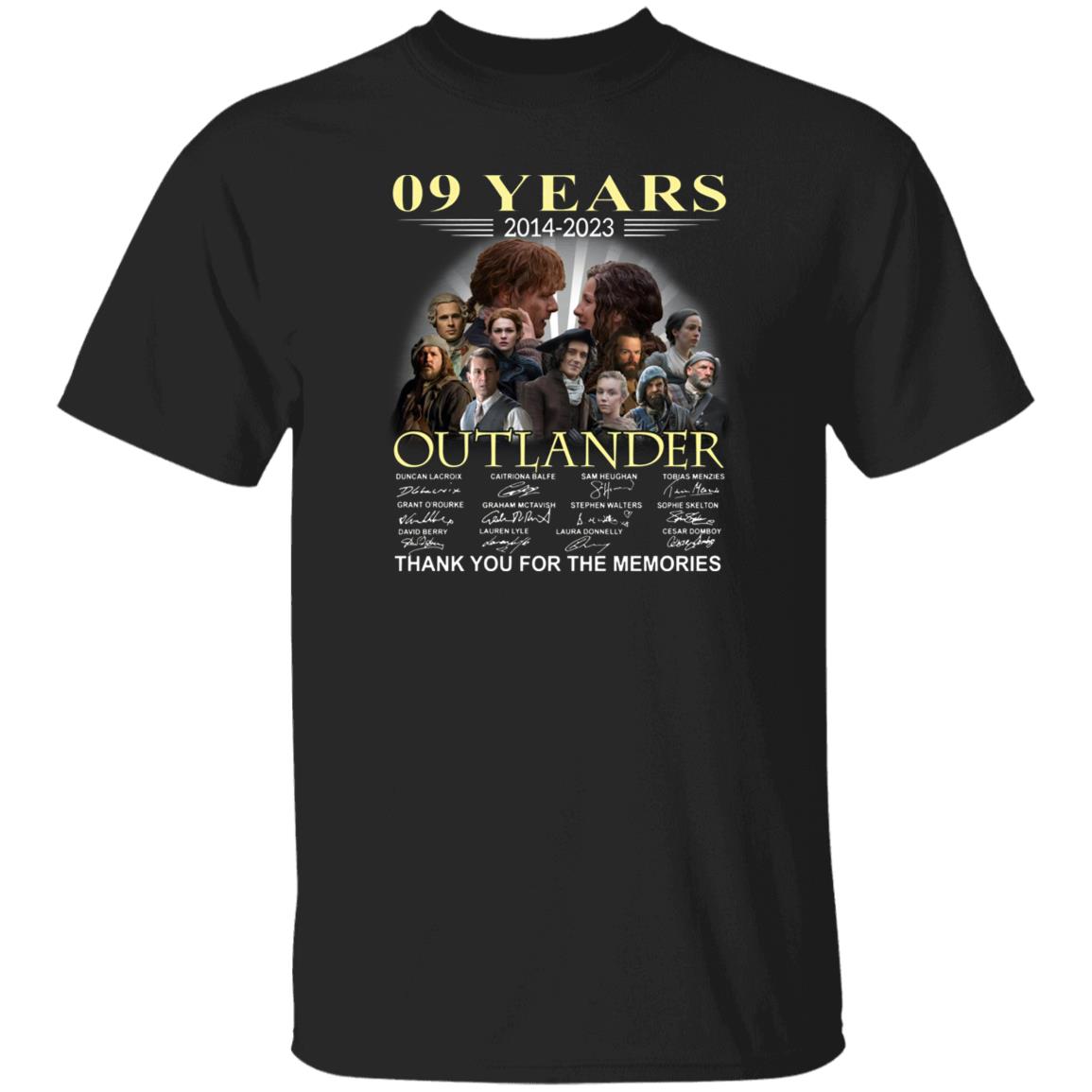 09 Years 2021-2023 Outlander Thank You For The Memories Shirt