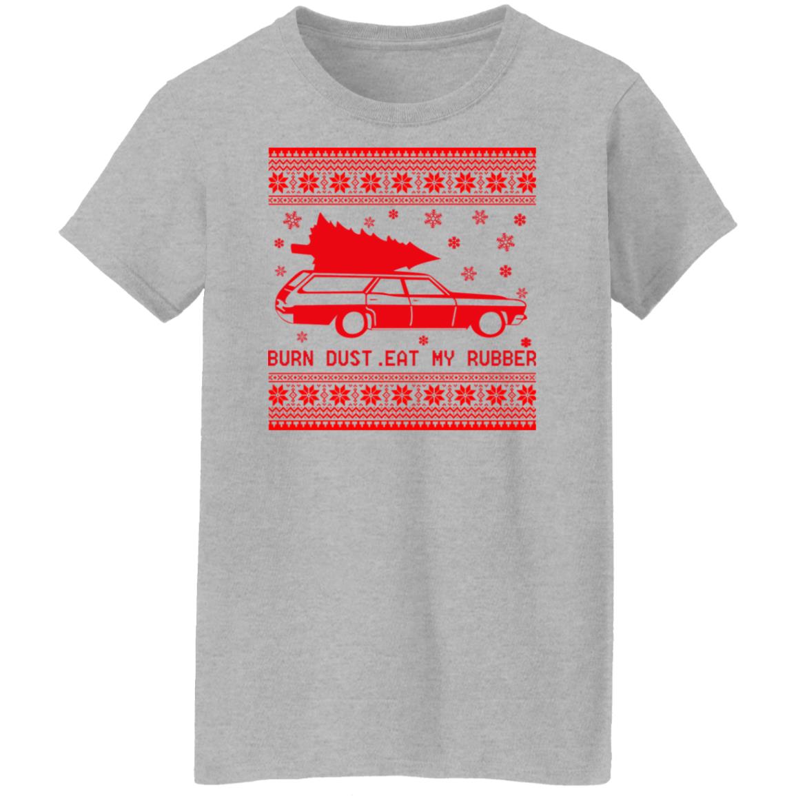 Burn Dust Eat My Rubber Christmas Sweater