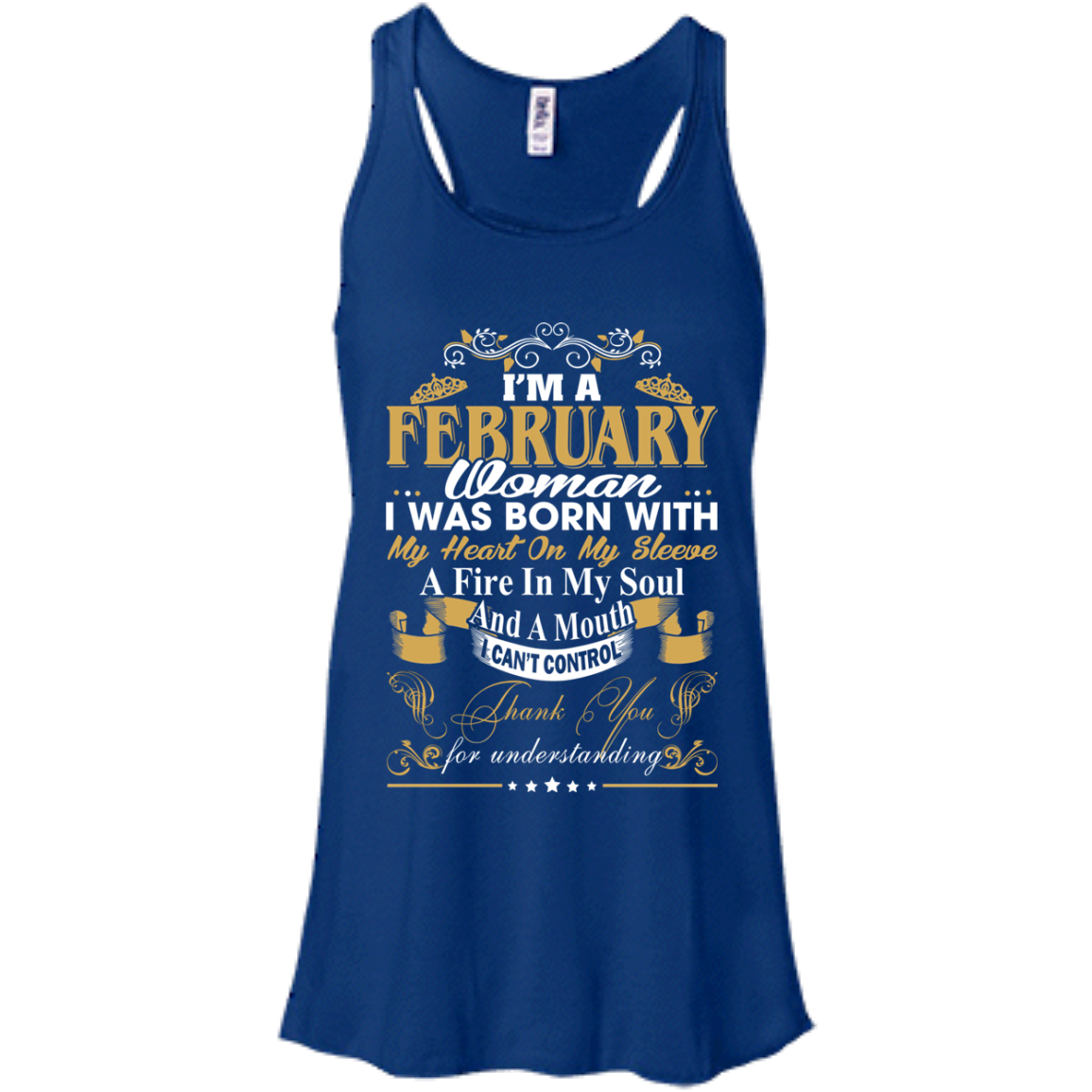 I Am A February Woman - I Was Born With My Heart On My Sleeve T-Shirt - TeeDragons