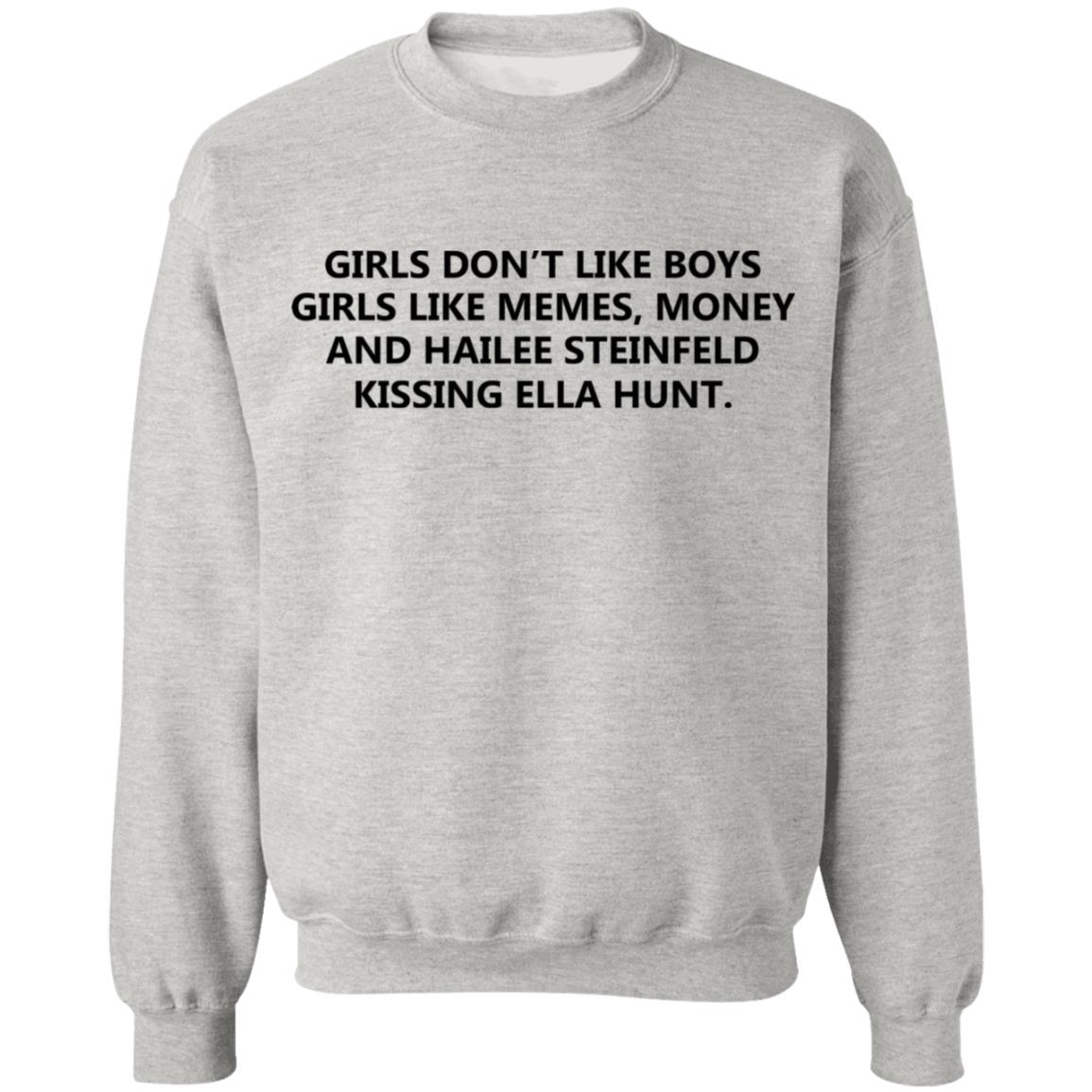 Girls Don’t Like Boys Girls Likes Memes Shirt