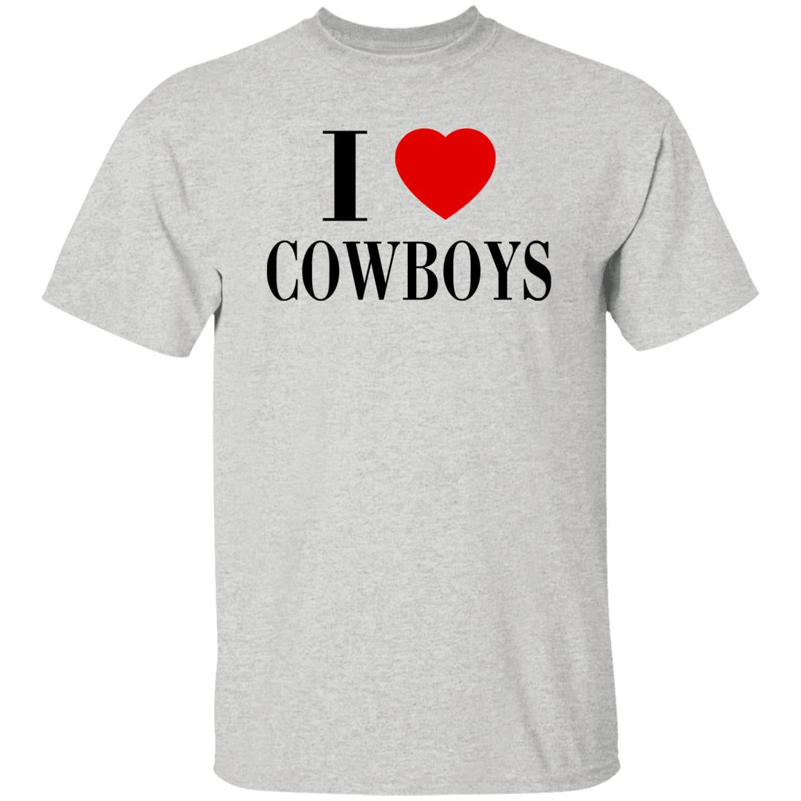 I Love Cowboys Shirt