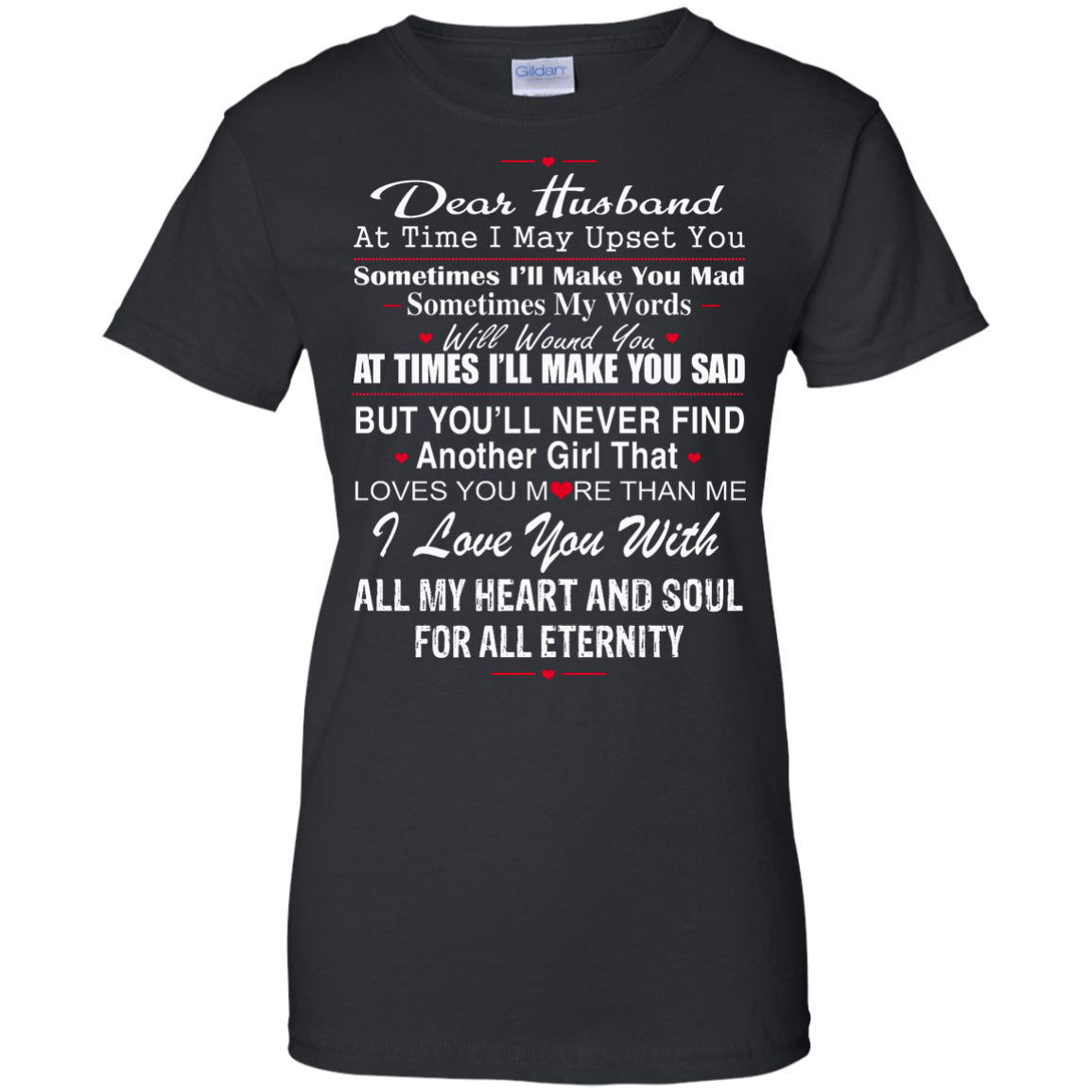 Dear Husband - Love You With All My Heart Shirt, Hoodie, Tank - TeeDragons