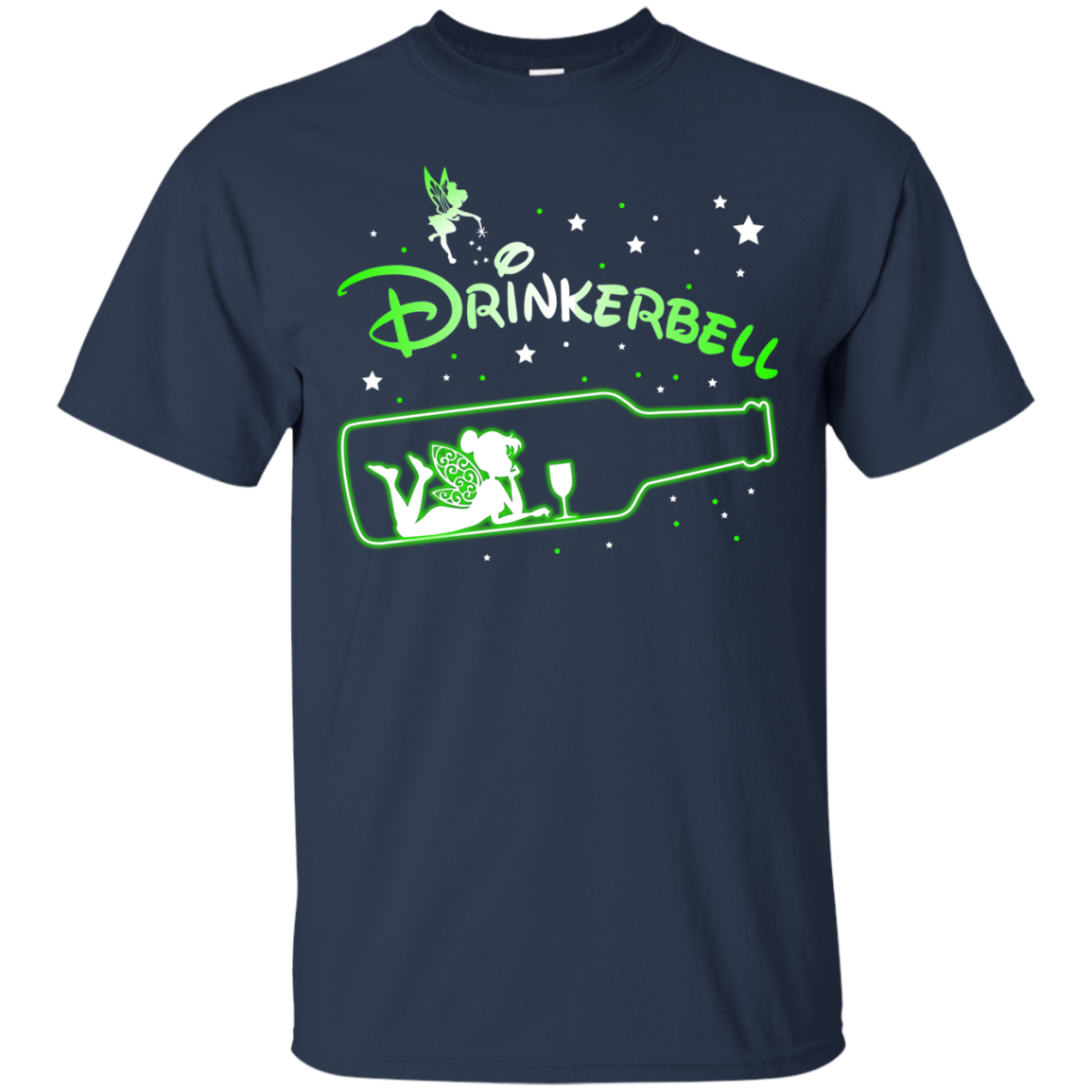 Drinkerbell Christmas Shirt, Sweatshirt, Tank - TeeDragons