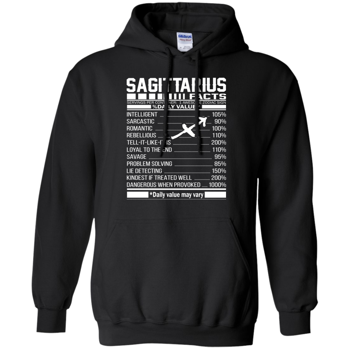 Sagittarius Facts - Awesome Zodiac Sign - %Daily Value Shirt, Hoodie, Tank - TeeDragons