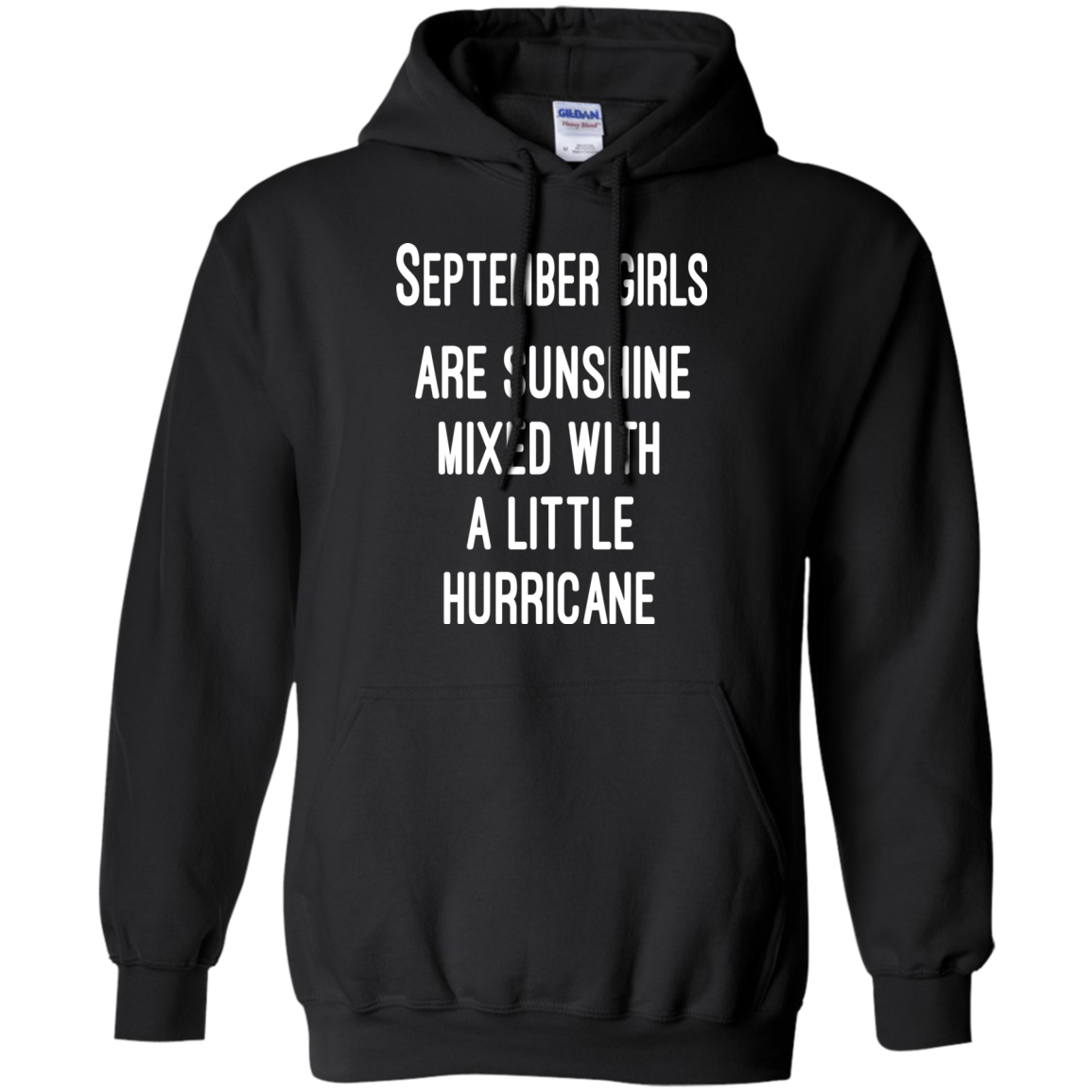 September Girls Are Sunshine Mixed With A Little Hurricane Shirt, Hoodie - TeeDragons