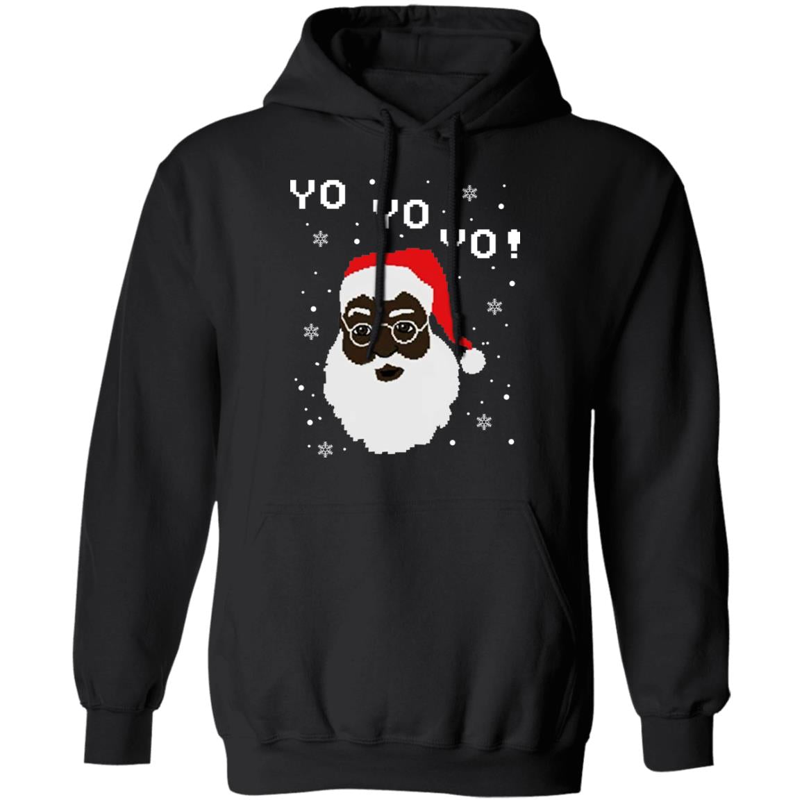 Black Santa Yo Yo Yo Shirt