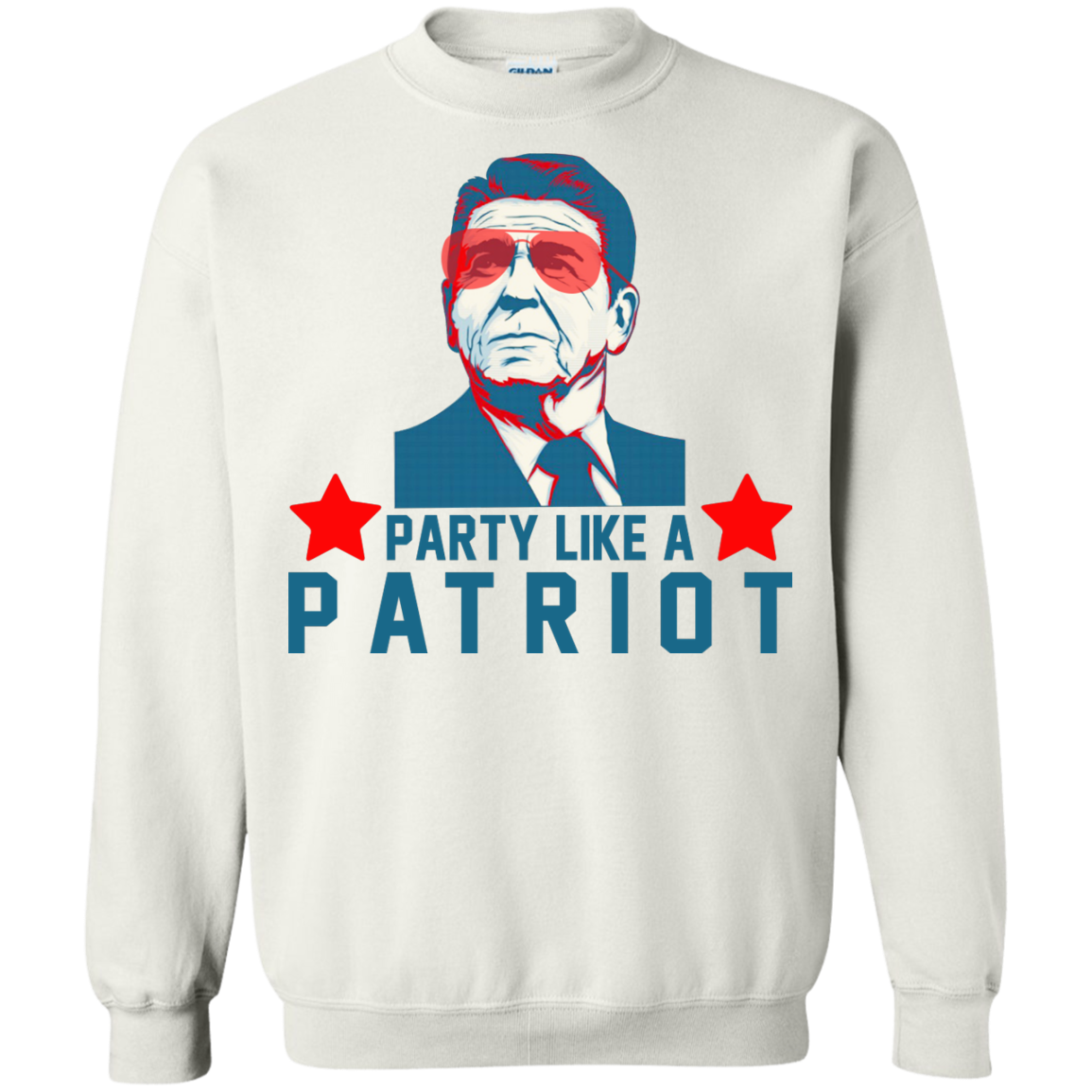 Reagan Party Like A Patriot Shirt, Hoodie, Tank - TeeDragons