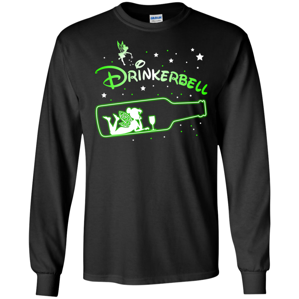 Drinkerbell Christmas Shirt, Sweatshirt, Tank - TeeDragons