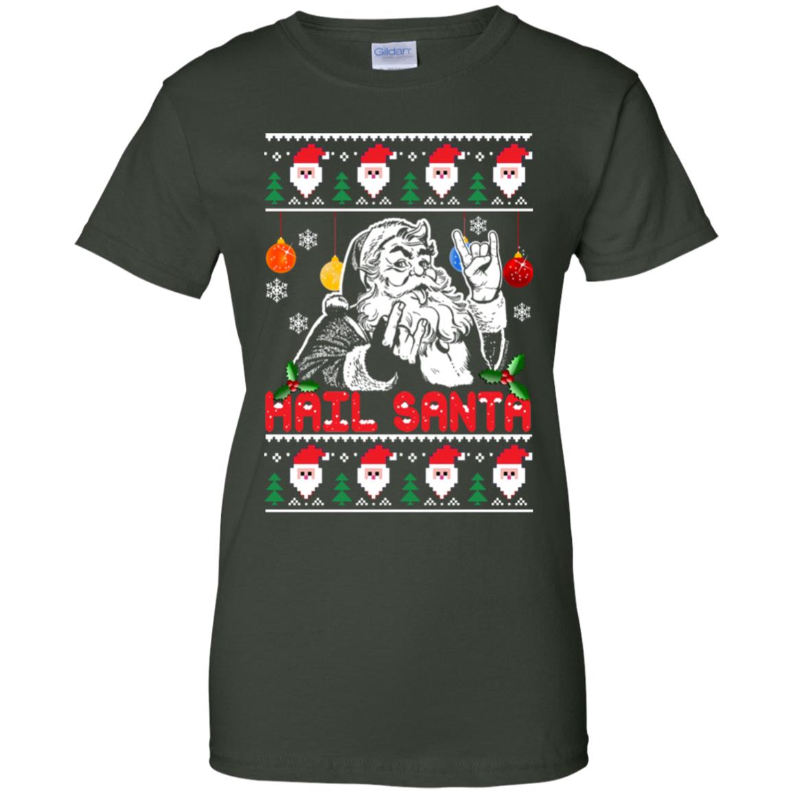 Hail Santa Christmas Sweater - TeeDragons