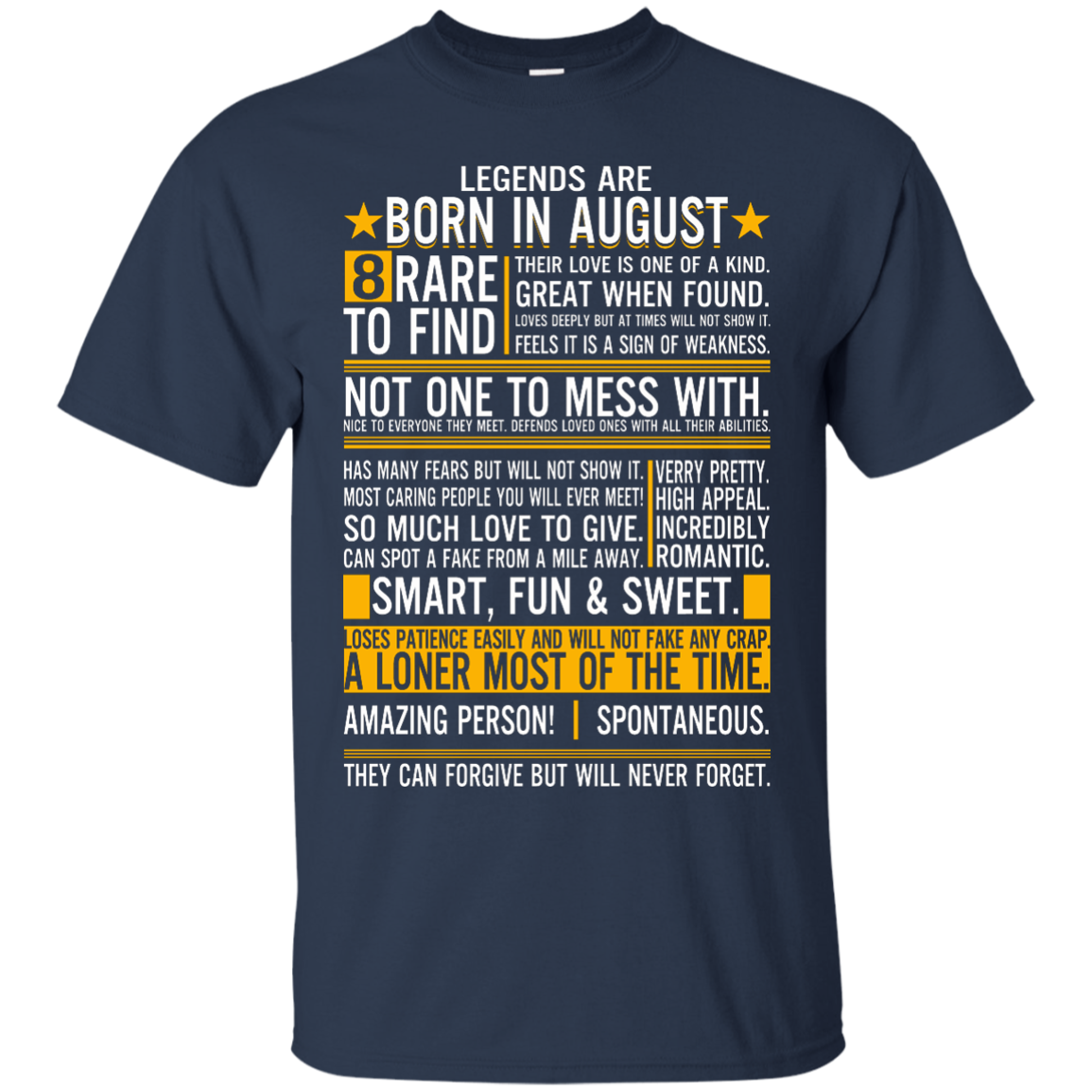 Legends Are Born In August - 8 Rare To Find Shirt, Hoodie, Tank - TeeDragons