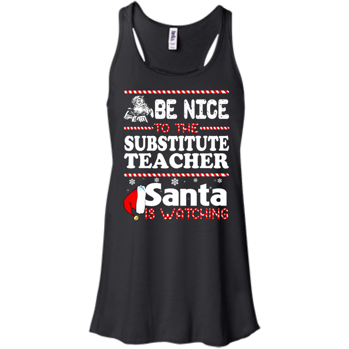 Be Nice To The Substitute Teacher Santa Is Watching Shirt, Hoodie, Tank - TeeDragons