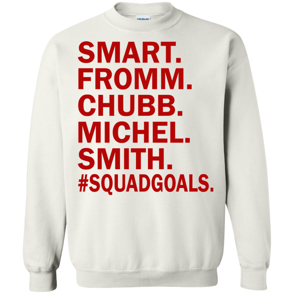 Smart - Fromm - Chubb - Michel - Smith #Squadgoals T-Shirt - TeeDragons