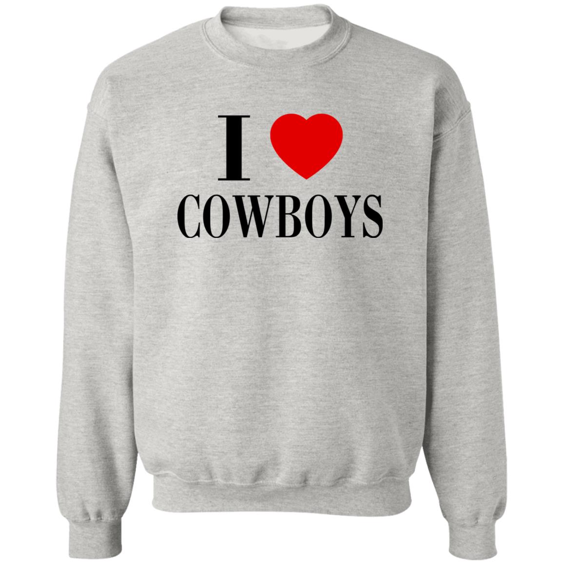 I Love Cowboys Shirt