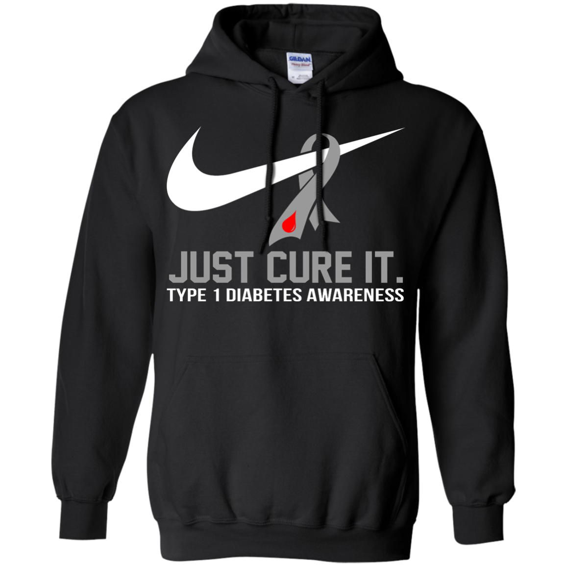Just Cure It - Type 1 Diabetes Awareness Shirt, Hoodie, Tank - TeeDragons