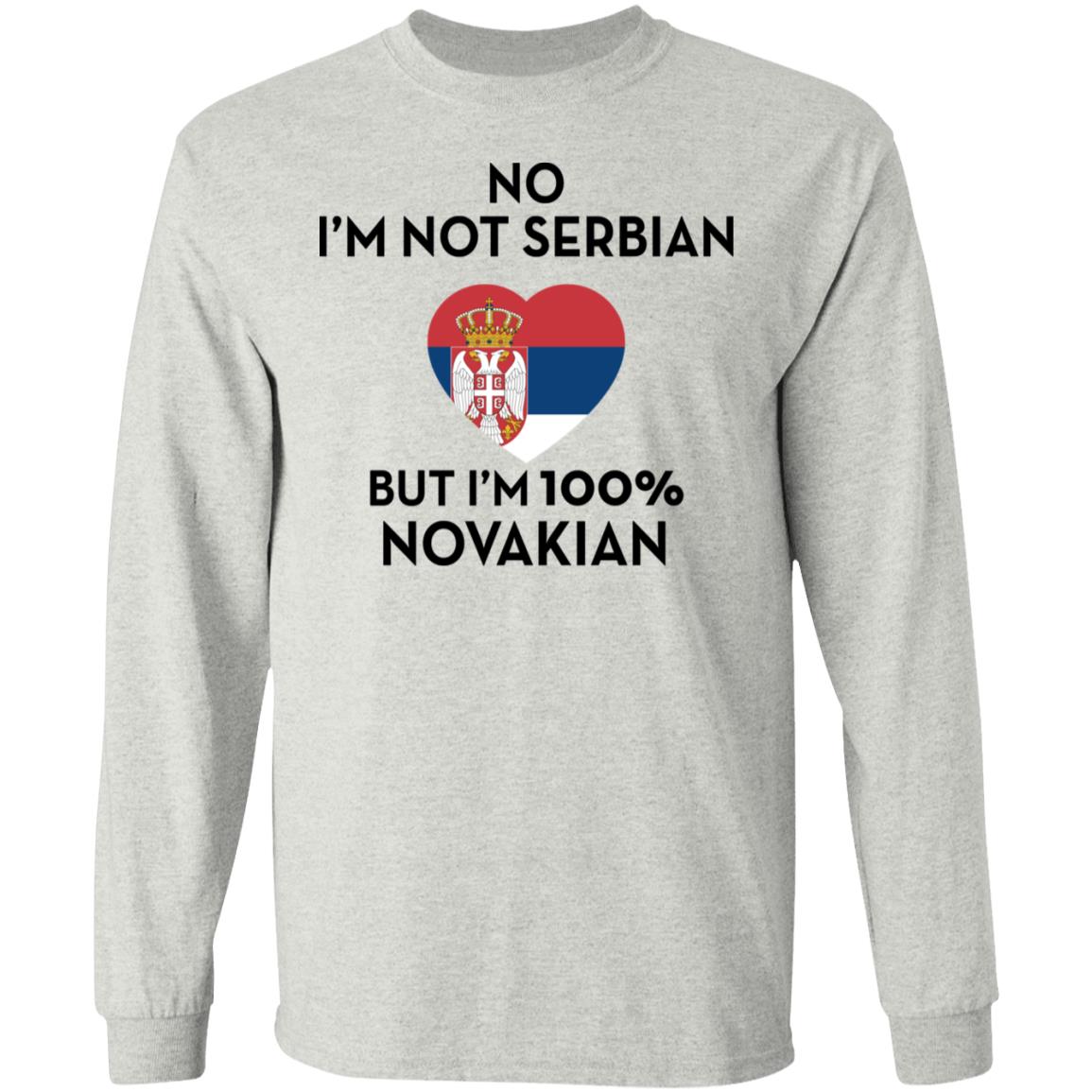 No I'm not Serbian but I'm 100% Novakian shirt