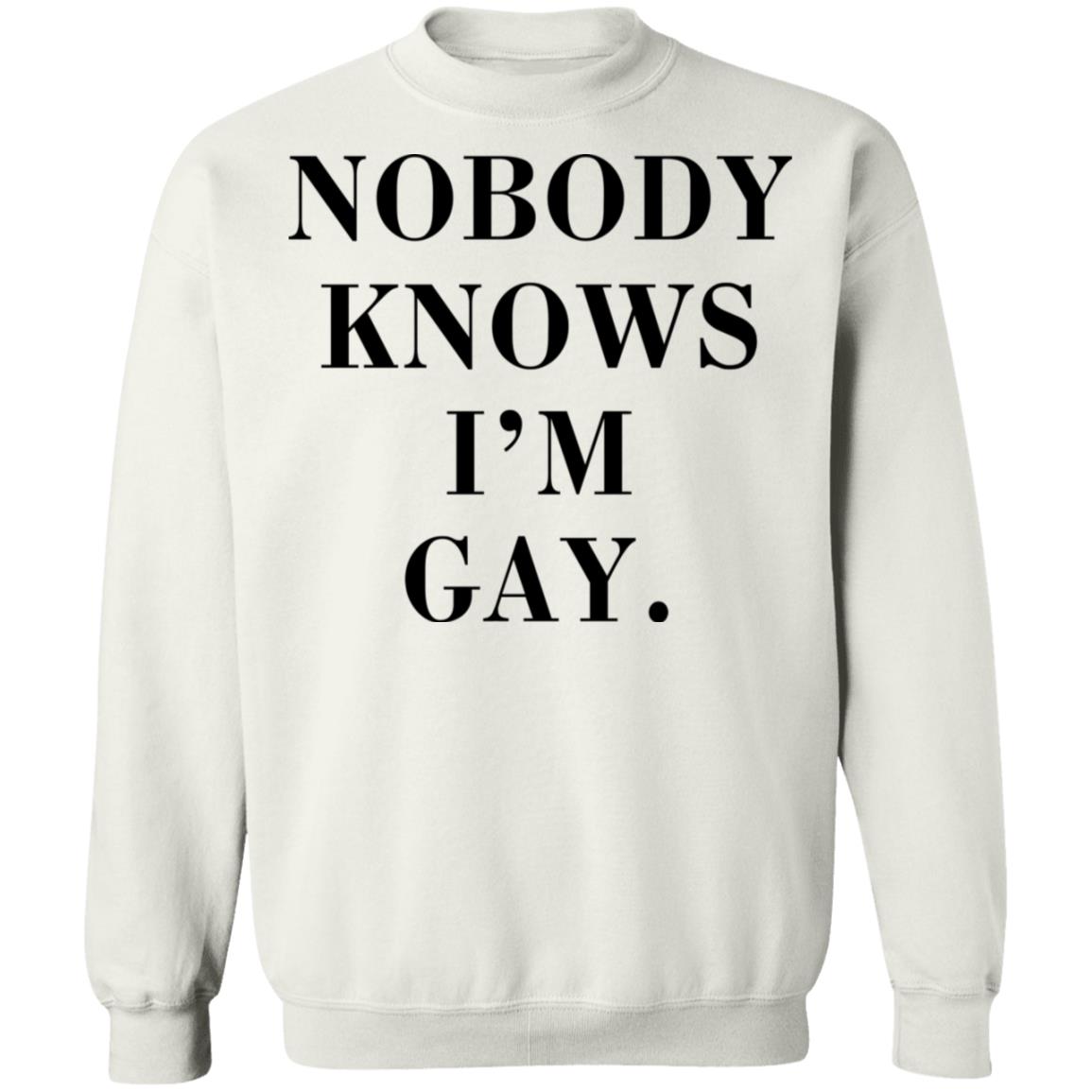 Nobody Knows I'm Gay Shirt