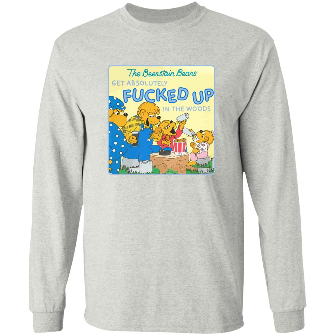 The Beerstain Bears Get Absolutely F-cked Up In The Woods Shirt