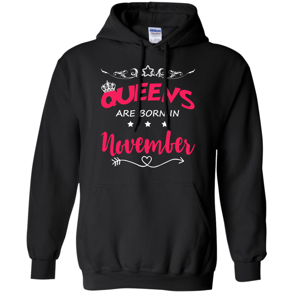 Queens Are Born In November Shirt, Hoodie, Tank - TeeDragons