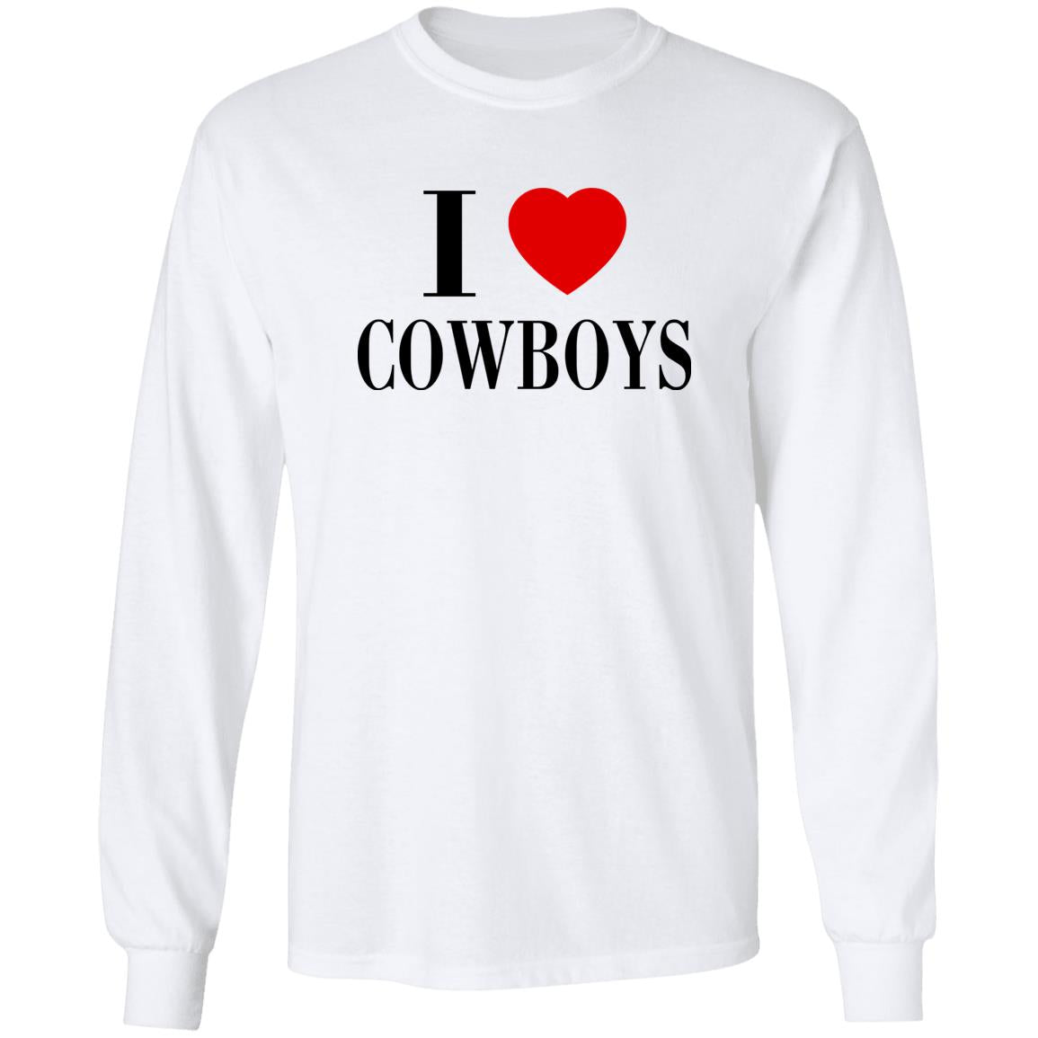 I Love Cowboys Shirt