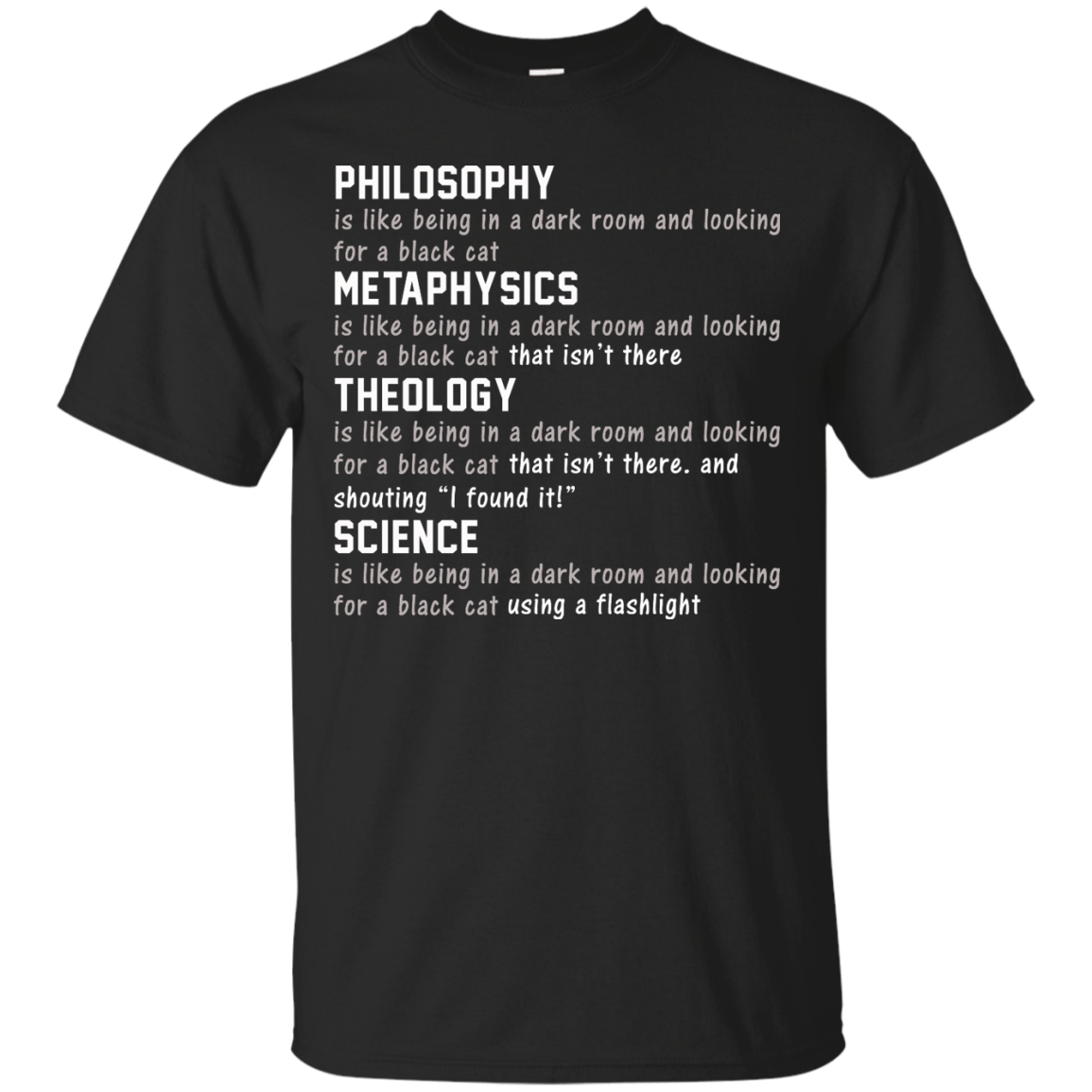 Philosophy - Metaphysics - Theology - Science Shirt, Hoodie, Tank - TeeDragons
