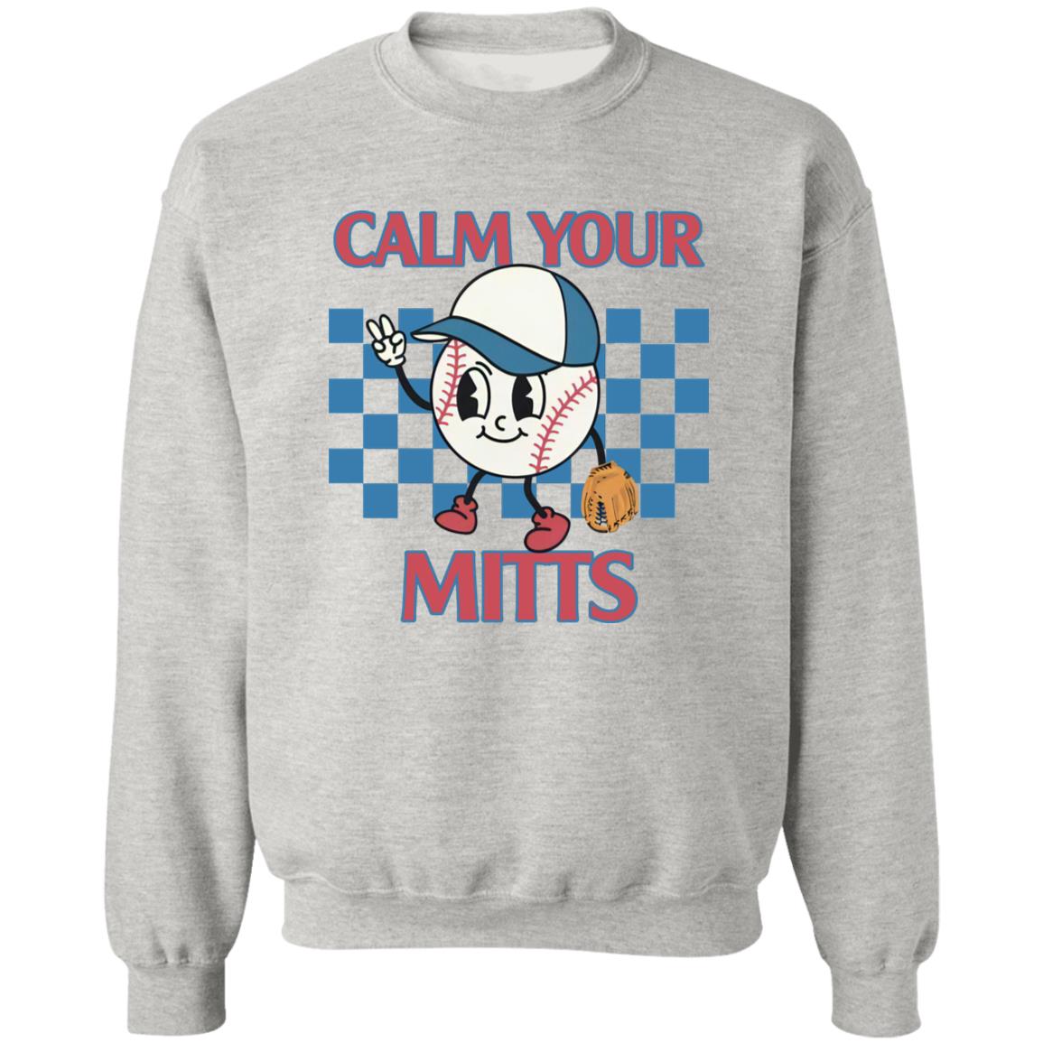 Calm Your Mitts Baseball Shirt