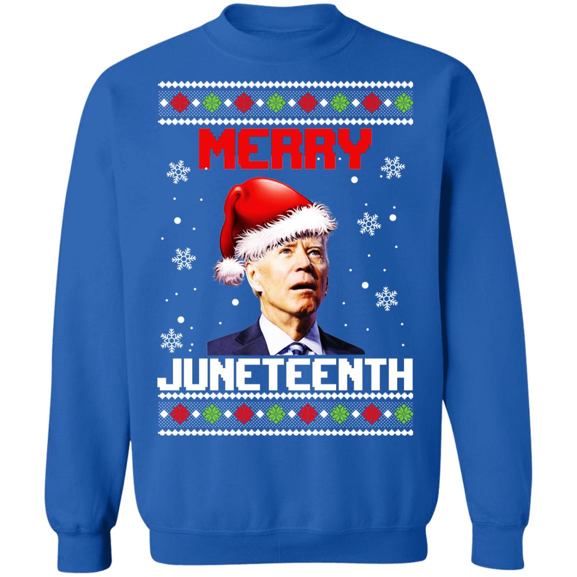 Joe Biden - Merry Juneteenth Christmas Sweater
