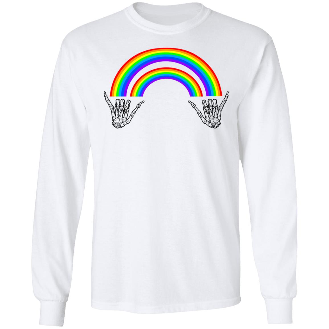 Louis Tomlinson Skeleton Rainbow Shirt