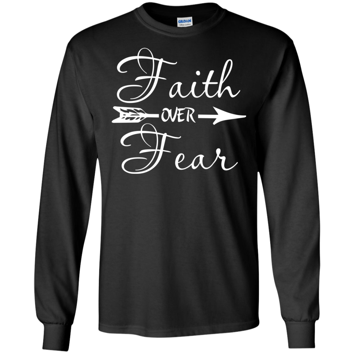 Faith Over Fear Shirt, Hoodie, Tank - TeeDragons