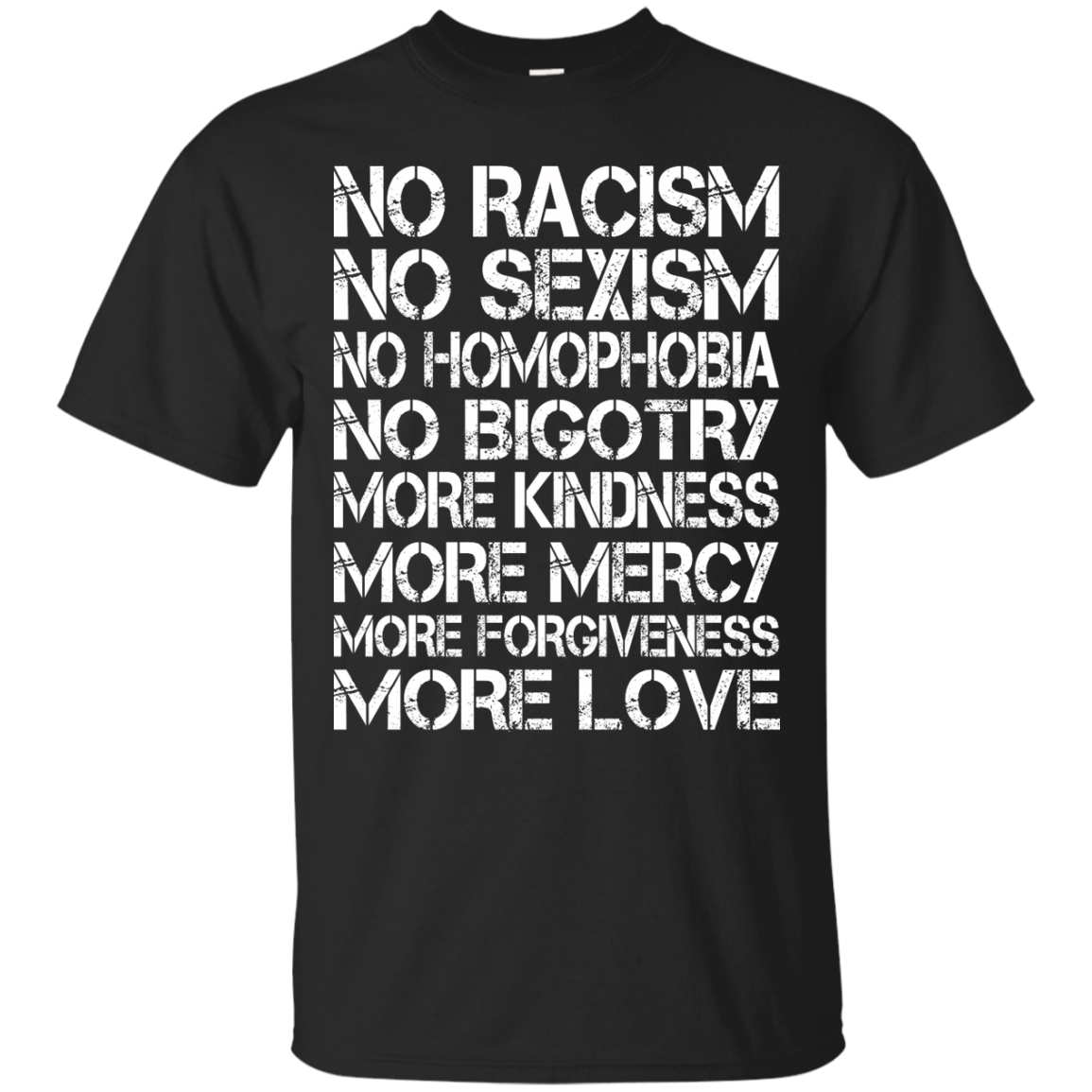 No Racism - No Sexism - No Homophobia - No Bigotry T-Shirt - TeeDragons