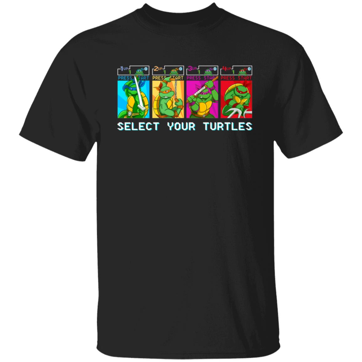 Press start select your turtles shirt
