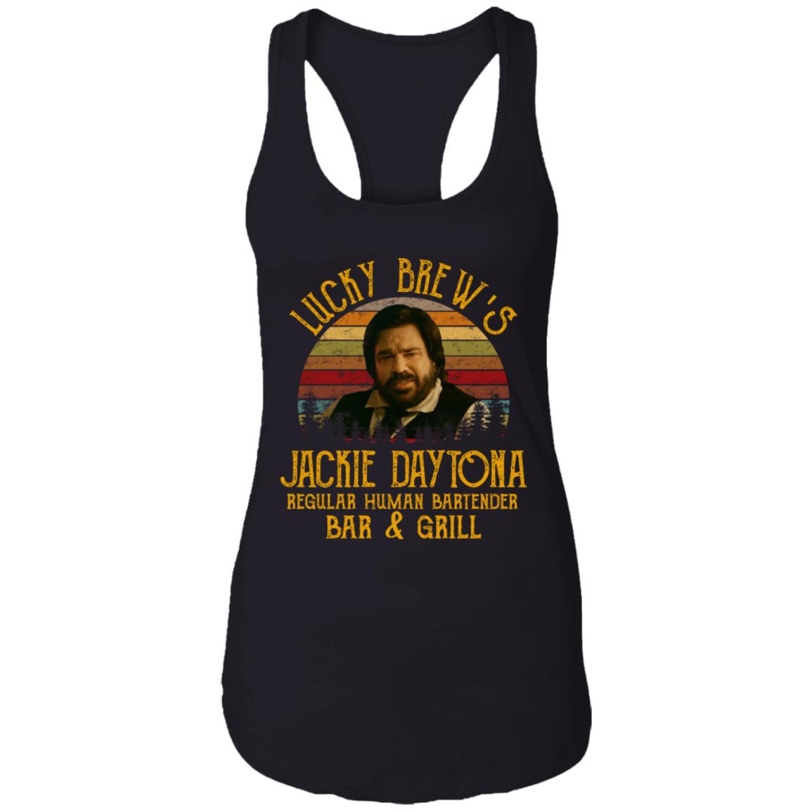 Lucky Brew’s Jackie Daytona Regular Human Bartender Shirt