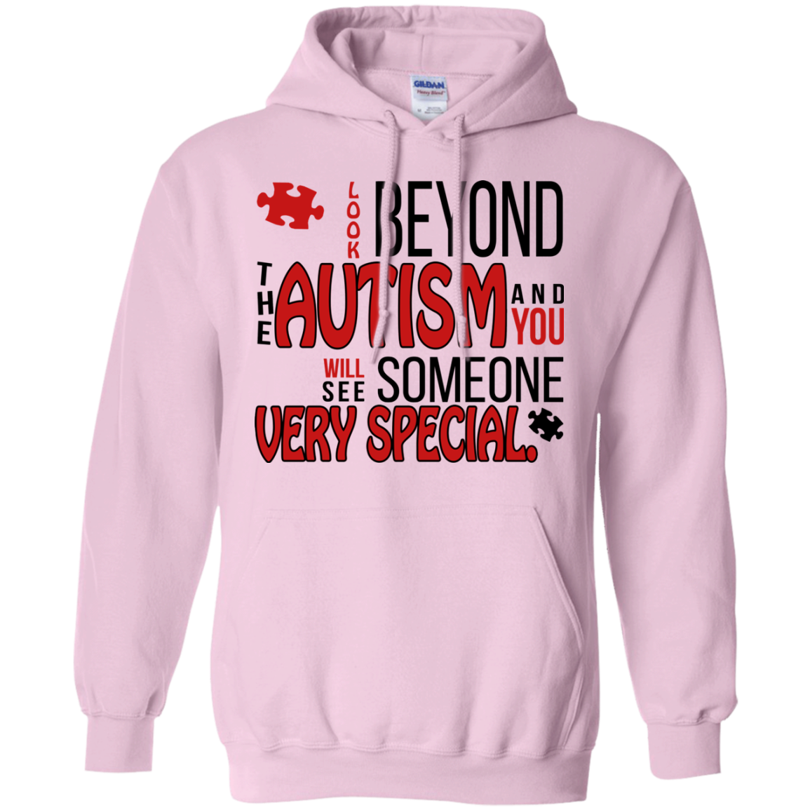 Look Beyond The Autism And You Will See Someone Very Special Shirt, Hoodie - TeeDragons