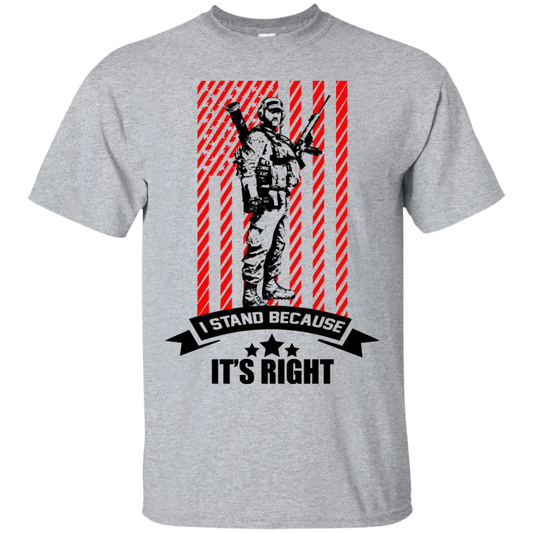 I Stand Because It's Right Shirt, Hoodie, Tank - TeeDragons