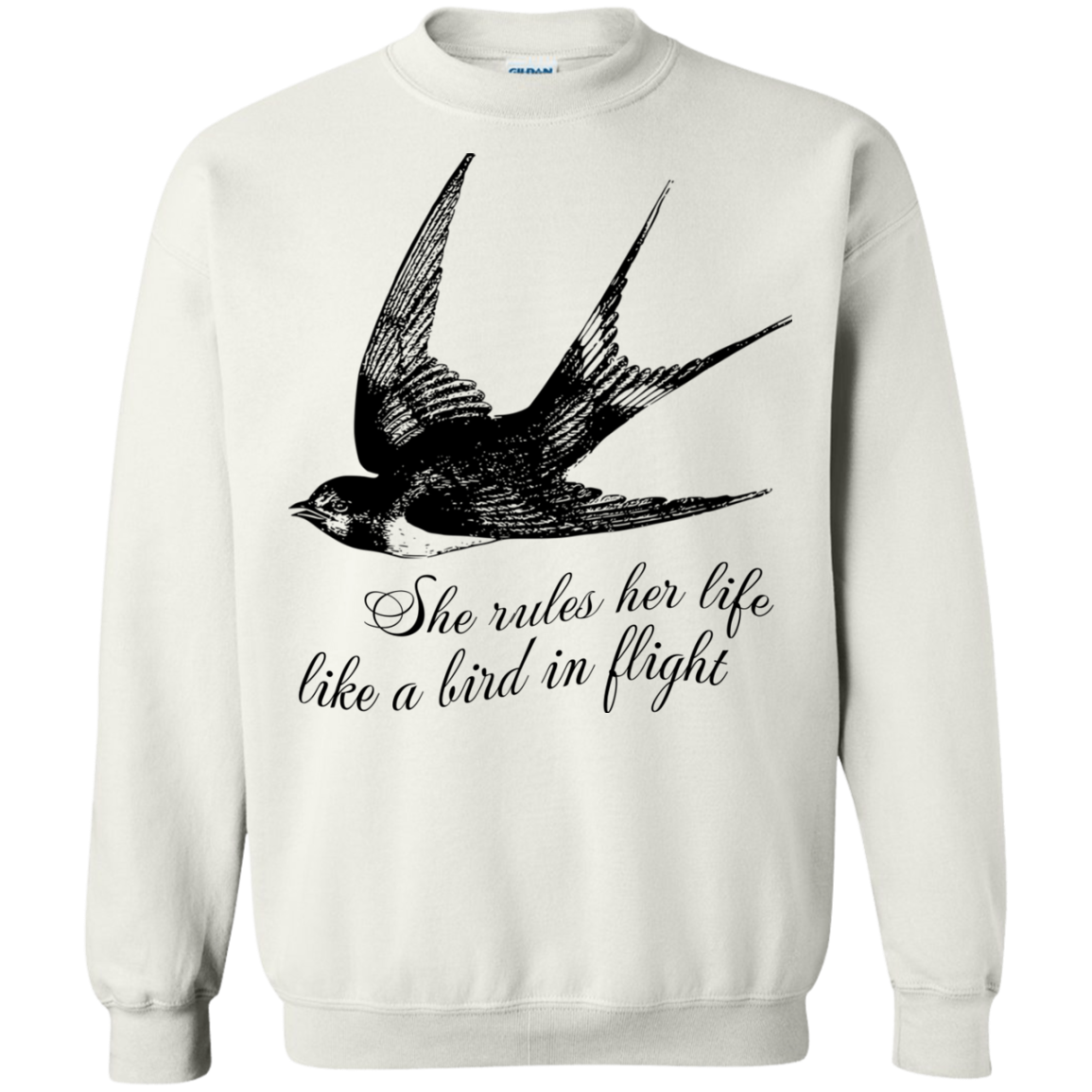 She Rules Her Life Like A Bird In Flight Shirt, Hoodie, Tank - TeeDragons