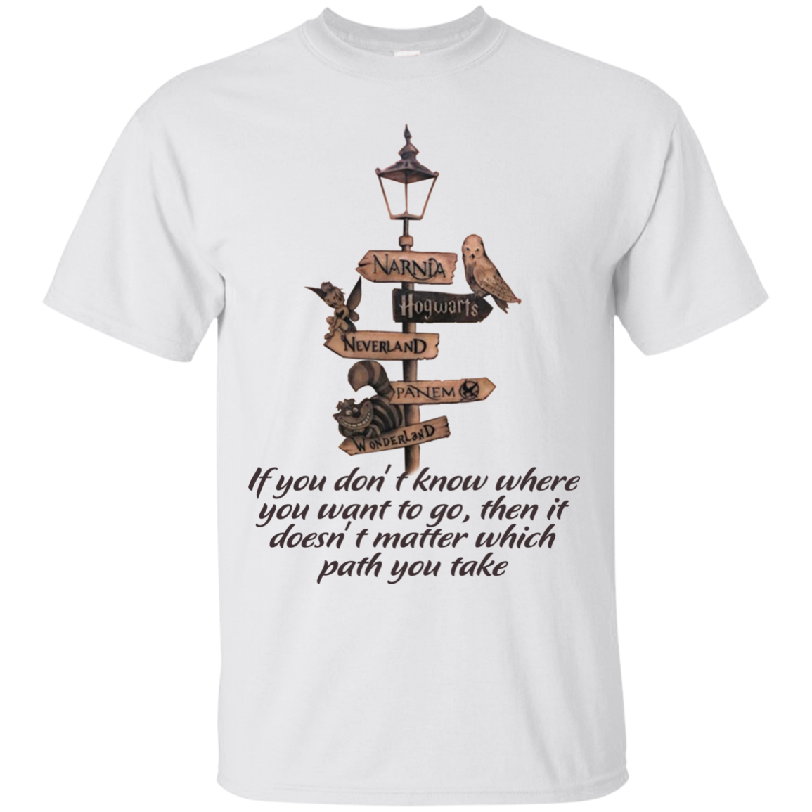 If You Don't Know Where You Want To Go Shirt, Hoodie, Tank - TeeDragons