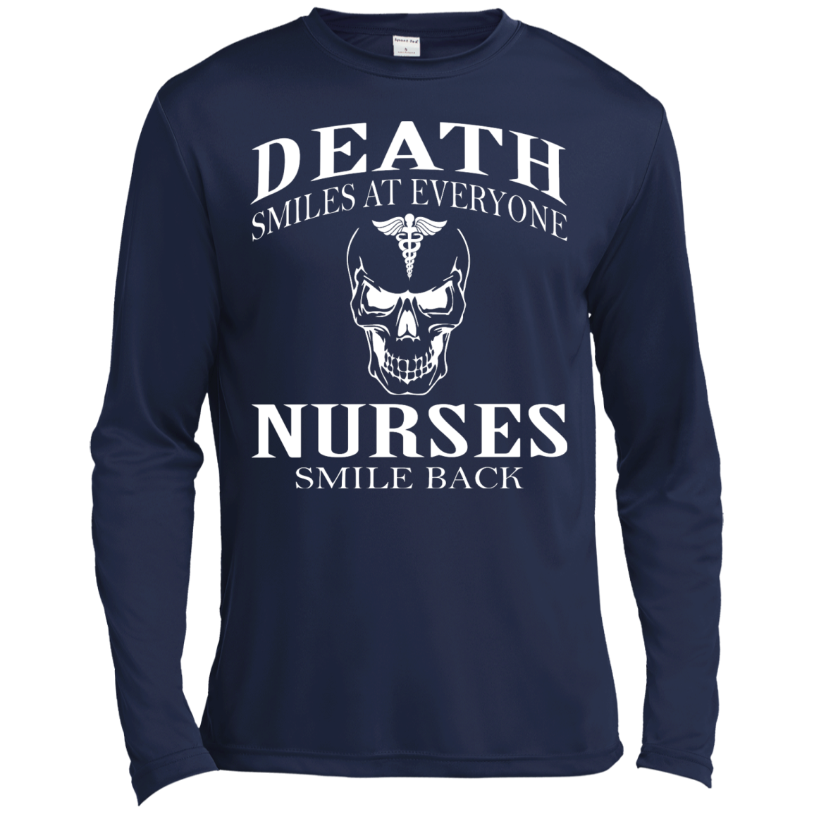Death Smiles At Everyone - Nurses Smile Back Shirt, Hoodie, Tank - TeeDragons