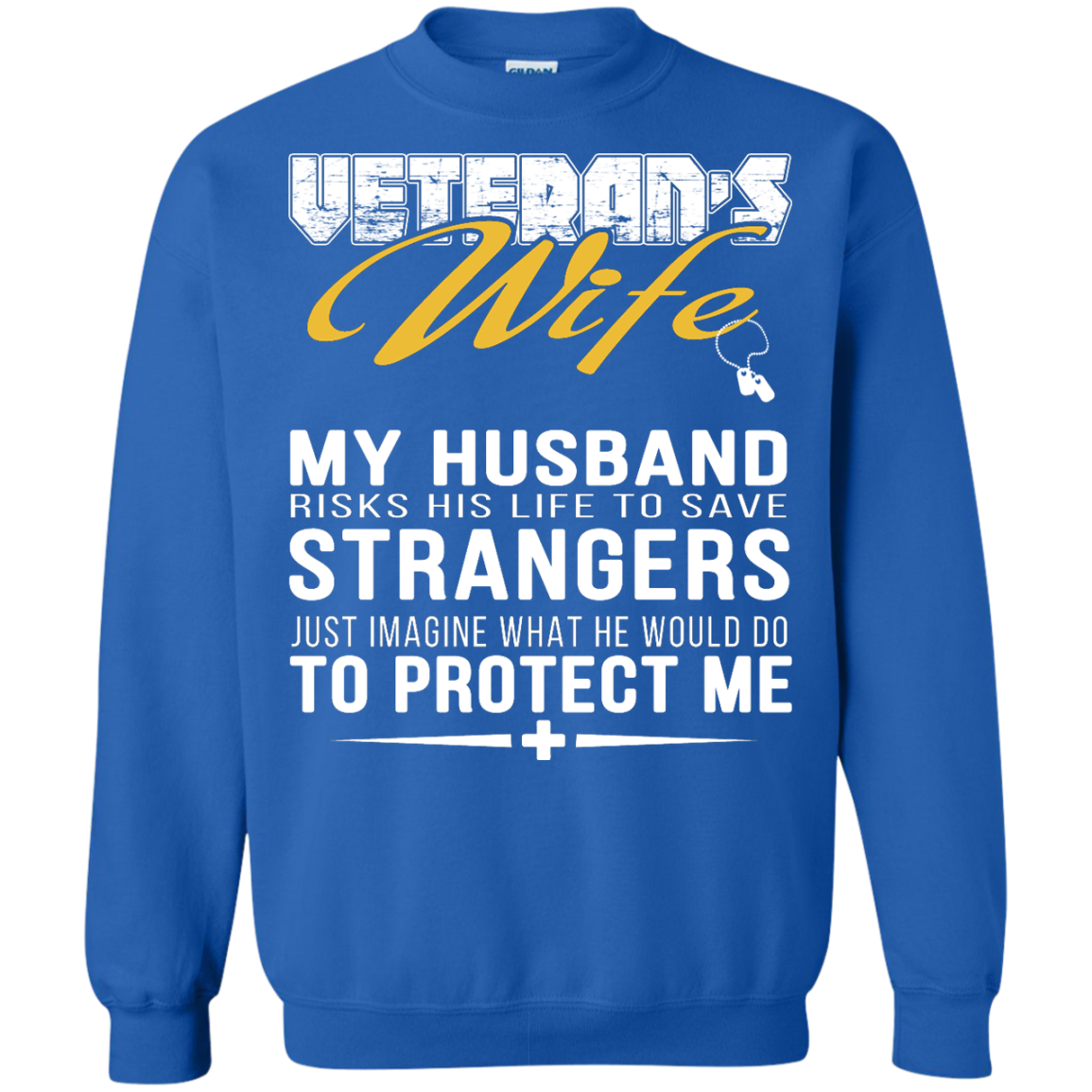 Veteran's Wife - Husband Protect Me T-Shirt, Hoodie, Tank - TeeDragons